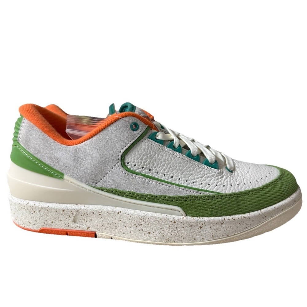 Nike Air Jordan 2 Retro Low TITAN Sail Orange Green | DV6206-183 Womens Size 9